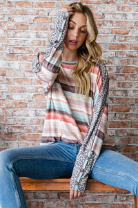 On The Hunt Animal Print Top