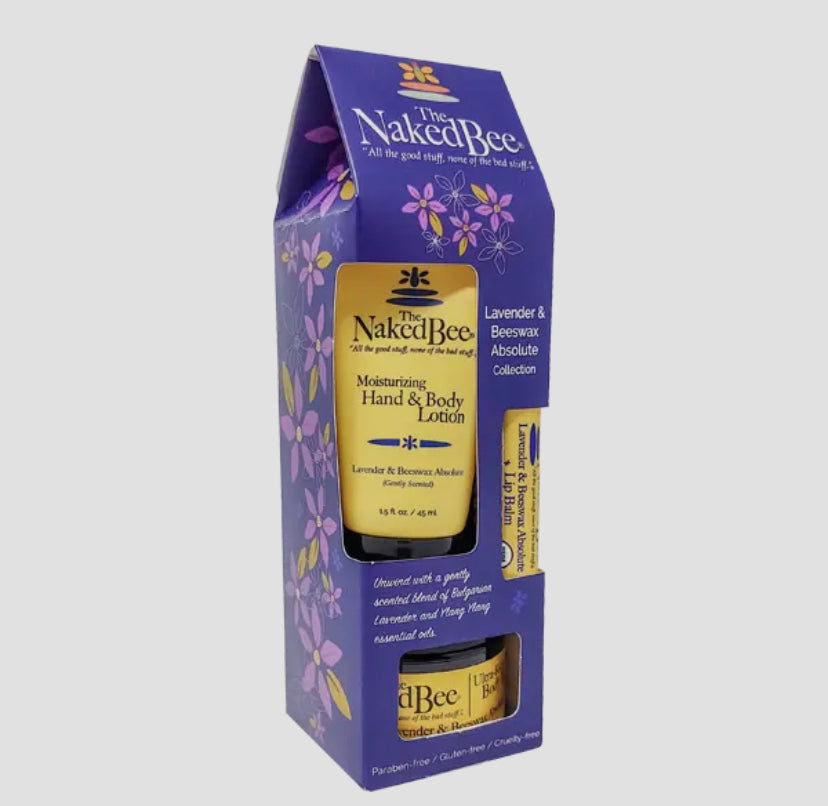 NakedBee Lavender & Beeswax Gift Collection